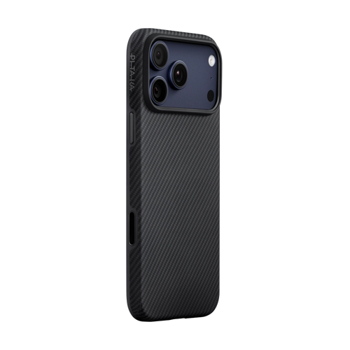 iPhone 17 Pro Max / 600D Black/Grey (Twill) | Aramid UltraGuard Case