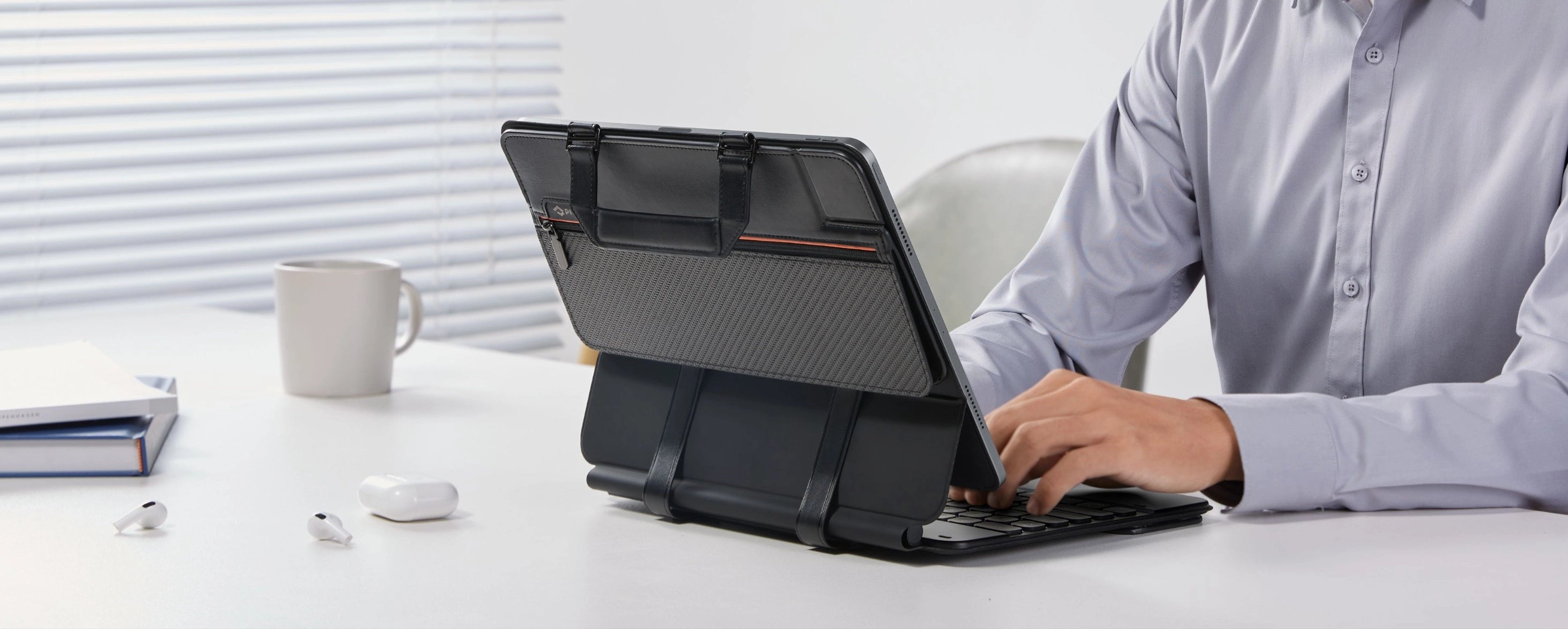 iPad Pro Keyboard with FlipBook Case
