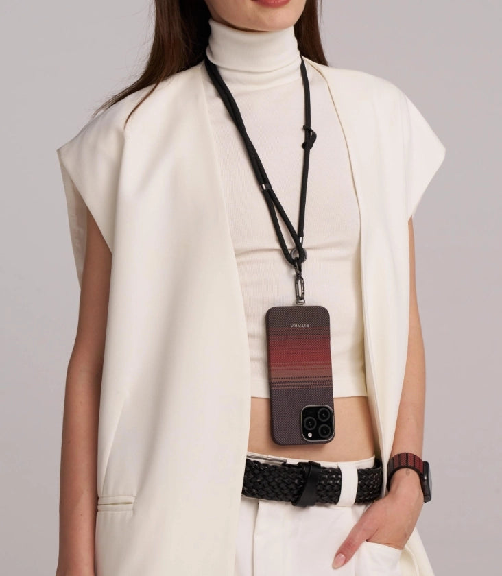 PITAKA Sunset Moonrise Case for iPhone 16 Pro Max Sunset Moonrise