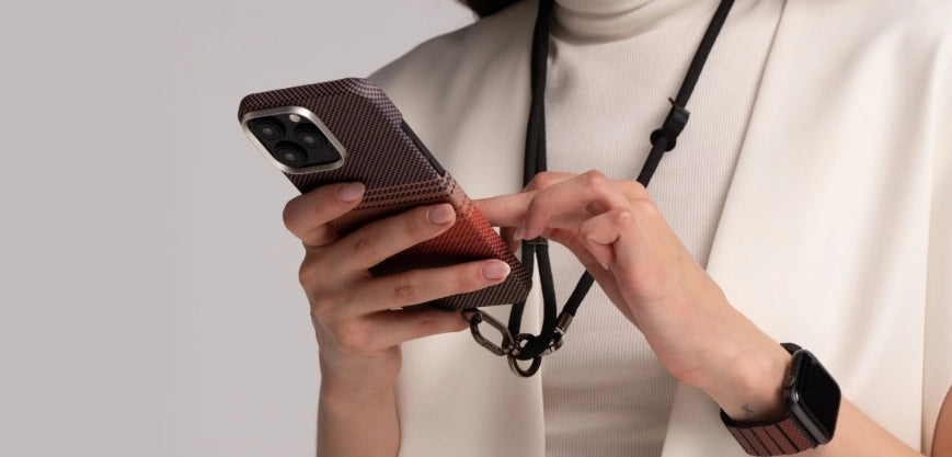 PITAKA Sunset Moonrise Case for iPhone 16 Pro Max Sunset Moonrise