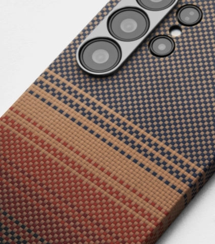 Pitaka Sunset Moonrise Tactile Woven Case for Samsung Galaxy S25 Ultra Sunset Moonrise