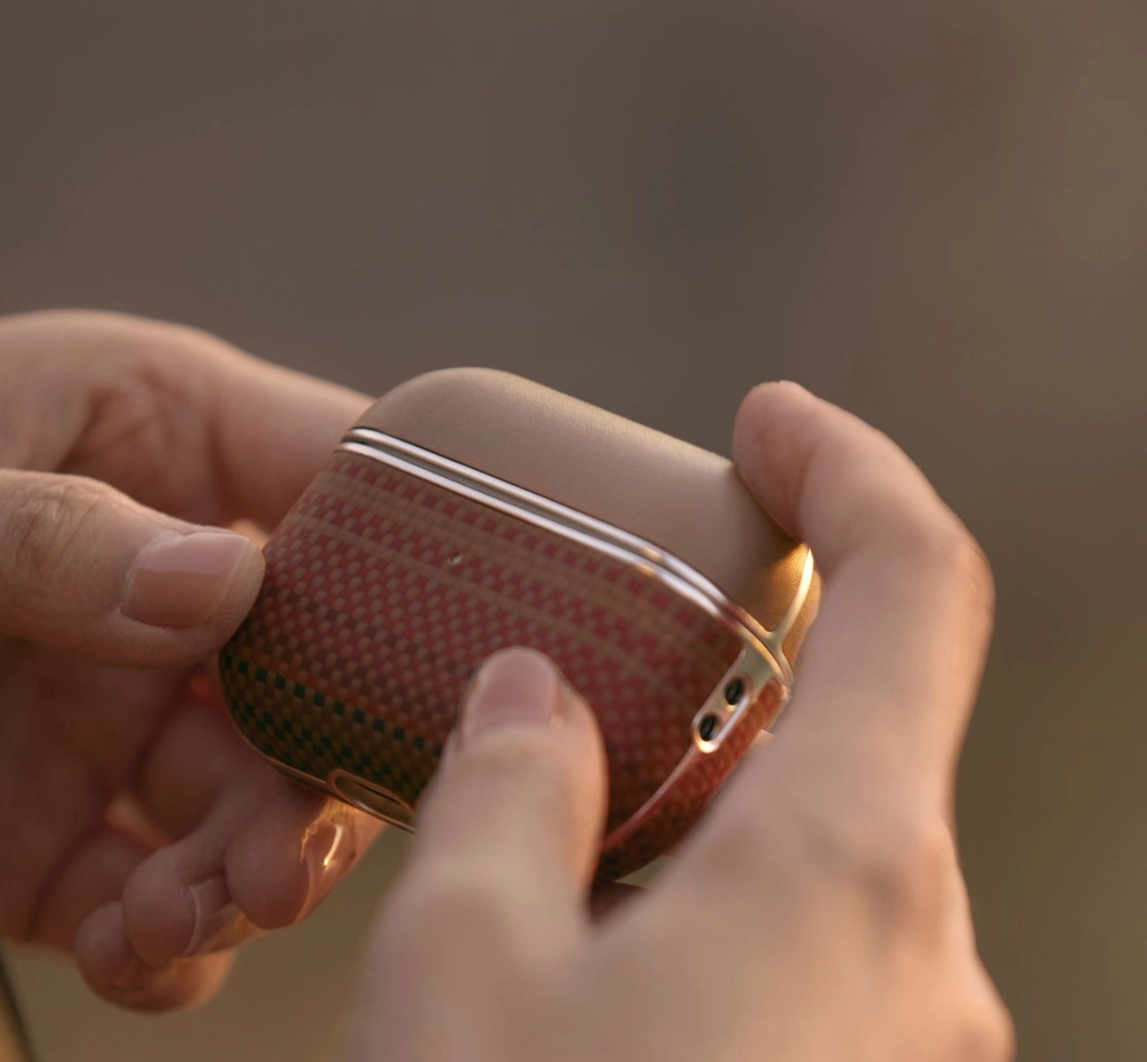 Θήκη από ίνες αραμιδίου για AirPods Pro 2/AirPods Pro/AirPods 4