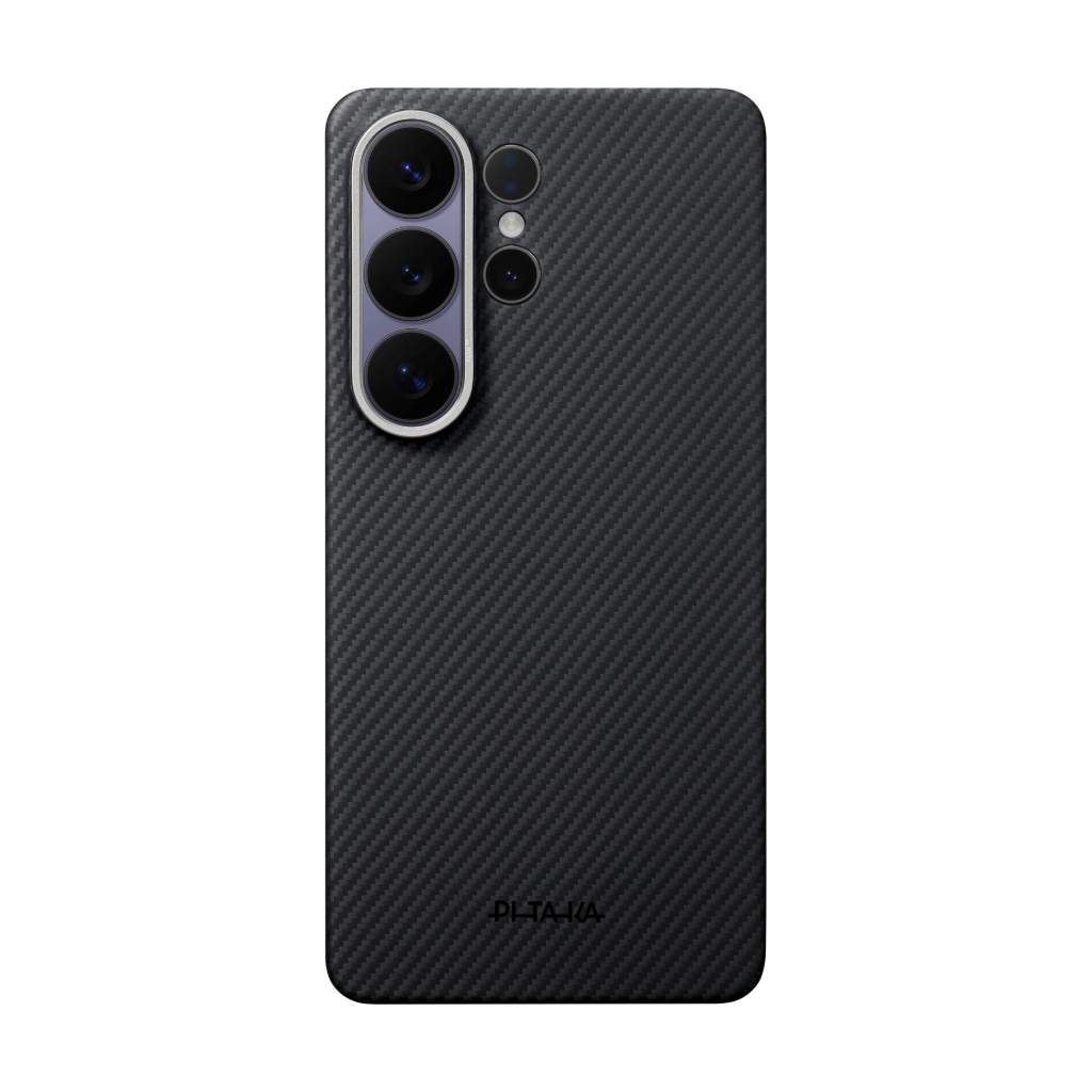 PITAKA-iPhone 17 Pro Max Aramid UltraGuard Cases With MagSafe / 600D Black/Grey (Twill) PITAKA-iPhone 17 Pro Max Aramid UltraGuard Cases With MagSafe / 600D Black/Grey (Twill)