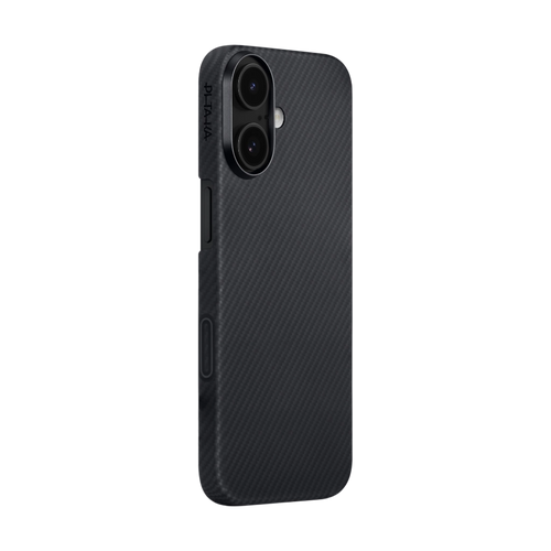 iPhone 17 / 600D Black/Grey (Twill) (PitaTap™) | Ultra-Slim Case