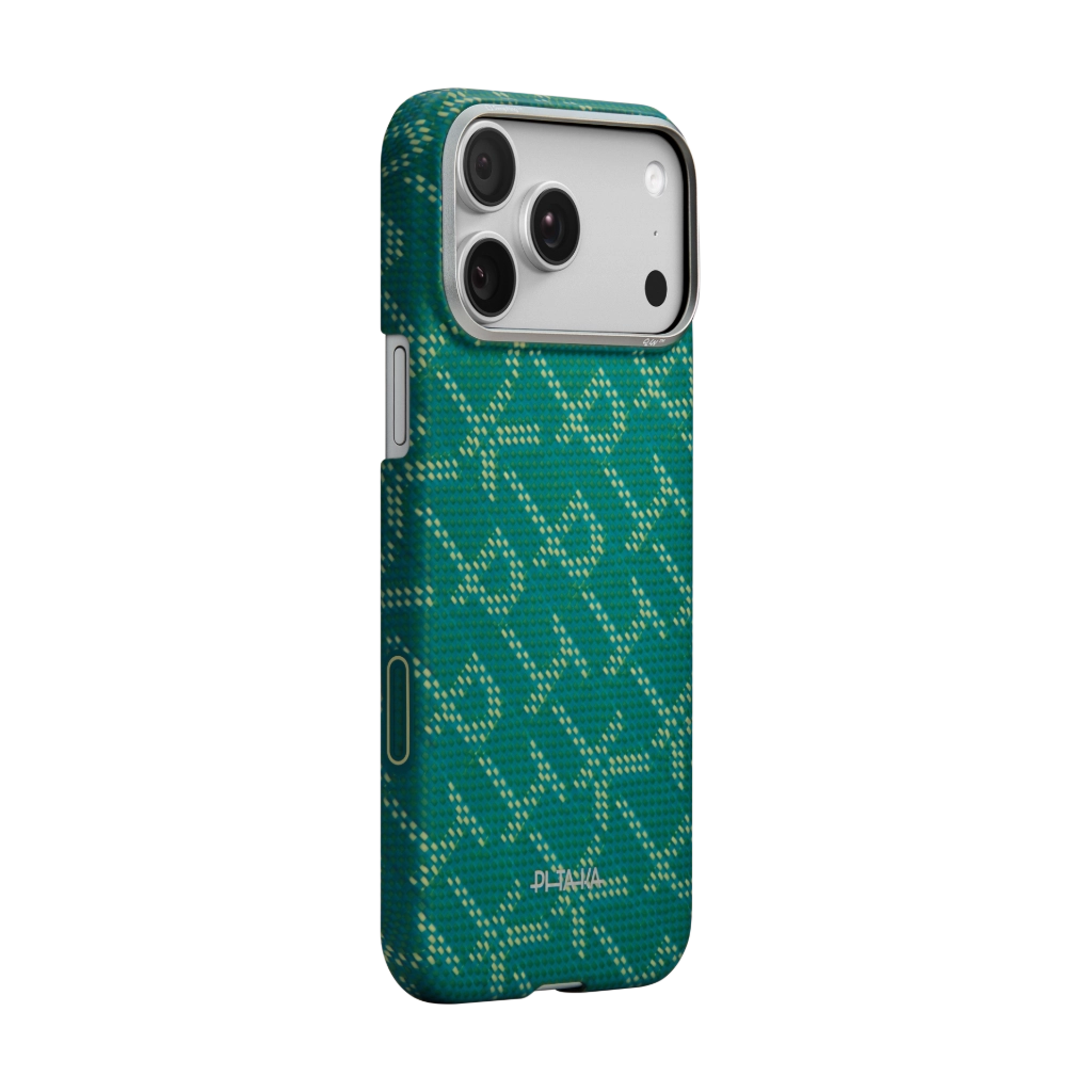 iPhone 17 Pro Max+iPhone 17 Pro,PTK Leaping - Gold Green (PitaTap™),Edge Case