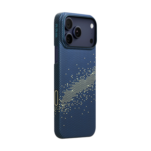 PITAKA iPhone 15 Pro 用 ケース MagSafe対応 紅白藍 Weaving+|red-white-blue MagEZ Case 4 for iPhone 15 Series