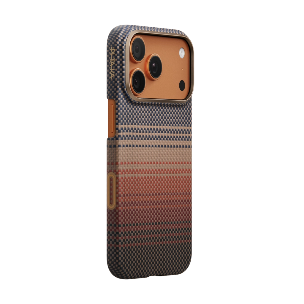 Cosmic Orange,iPhone 17 Pro Max+iPhone 17 Pro,Sunset (PitaTap™),Ultra-Slim Case