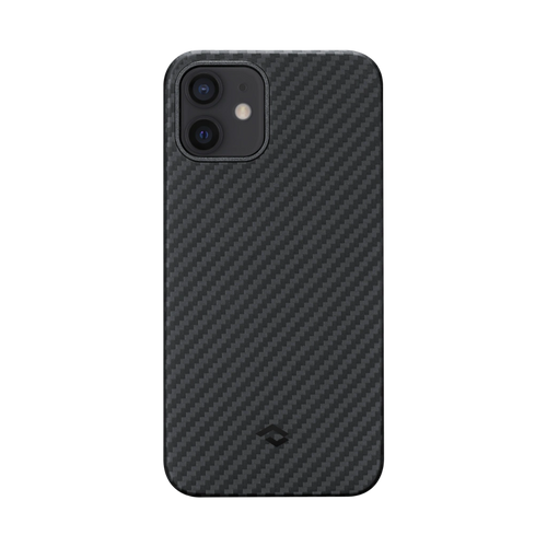 iPhone 12 / Black/Grey (Twill) / Ultra-Slim Case