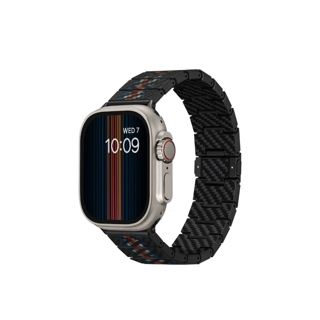 時計 PITAKA Carbon Fiber Watch Band 44/45mm Carbon Fiber Apple Watch Bands: Light & Non-Allergenic | PITAKA