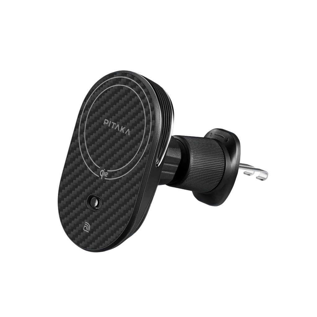 pitaka magcase pro magmount qi aukey充電器 Amazon.com: pitaka for Qi2 MagSafe Car Mount Charger, 15W