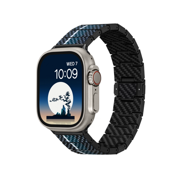 Poetry of Things ChromaCarbon Band For Apple Watch Also compatible with 2024 Apple Watch Ultra 2/Apple Watch Series 10
