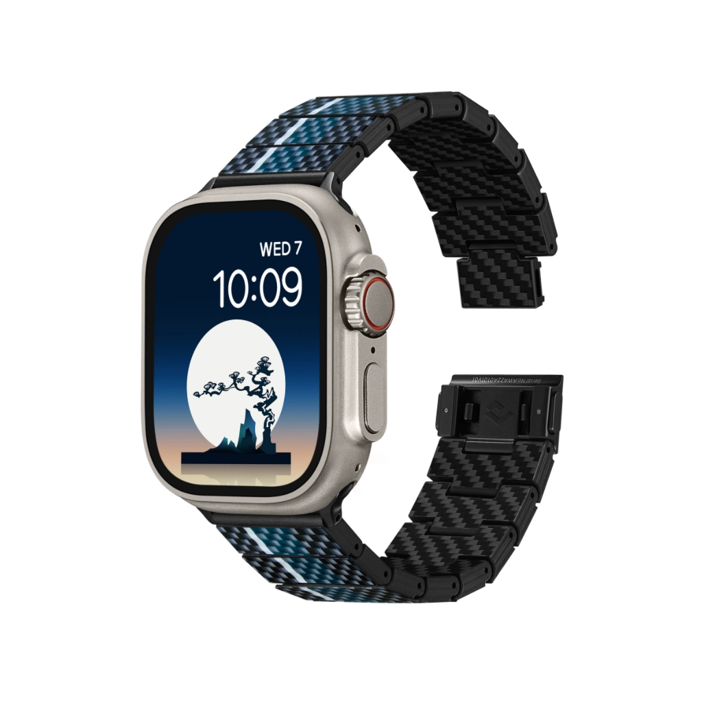 PITAKA Apple Watch カーボン モダン 44 45 49mm Carbon Fiber Apple Watch Bands: Light & Non-Allergenic | PITAKA