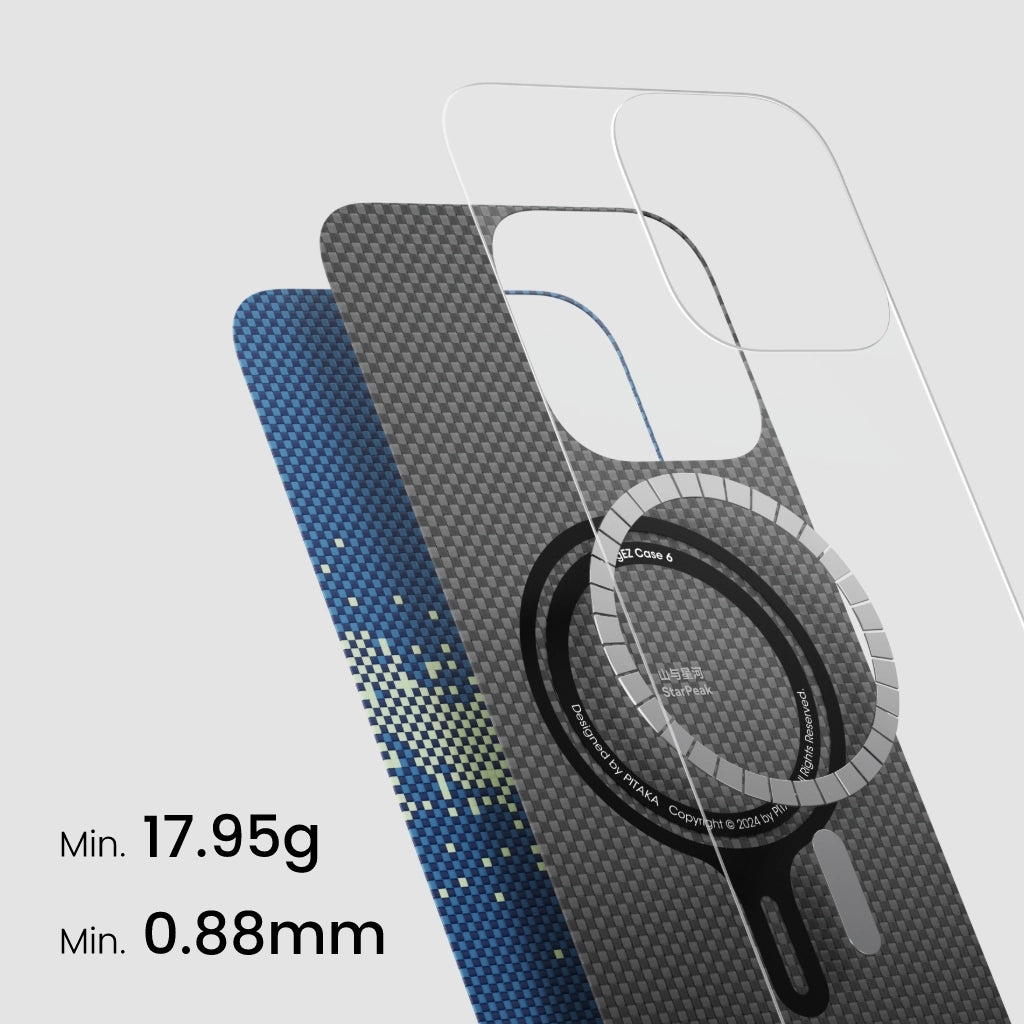PITAKA iPhone 16 Pro Max アラミド StarPeak星 Designer iPhone Cases | PITAKA
