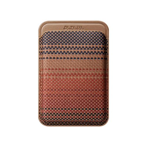 pitaka magez card sleeve 3.0, With MagSafe, Soft Touch PU Leather, Magnetic Connectivity, Slim Magnetic Stripe Cards Compatible, Can Hold 2 Bank Cards or 4 Business Cards, Black Pitaka MagEZ Card Sleeve
