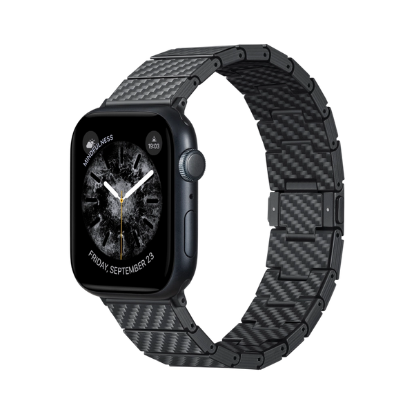 Carbon Fiber Watch Band For Apple Watch Also compatible with 2024 Apple Watch Ultra 2/Apple Watch Series 10