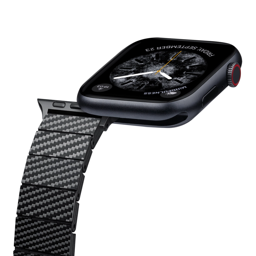 PITAKA Apple Watch カーボン モダン 44 45 49mm Carbon Fiber Apple Watch Bands: Light & Non-Allergenic | PITAKA
