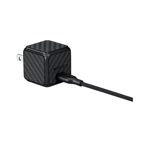 30W US/JP Charger+Cable / Black/Grey (Twill)