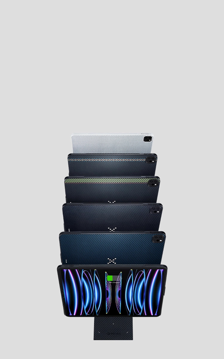 PITAKA Wireless Charging Case and Stand for iPad Pro 2022/2021