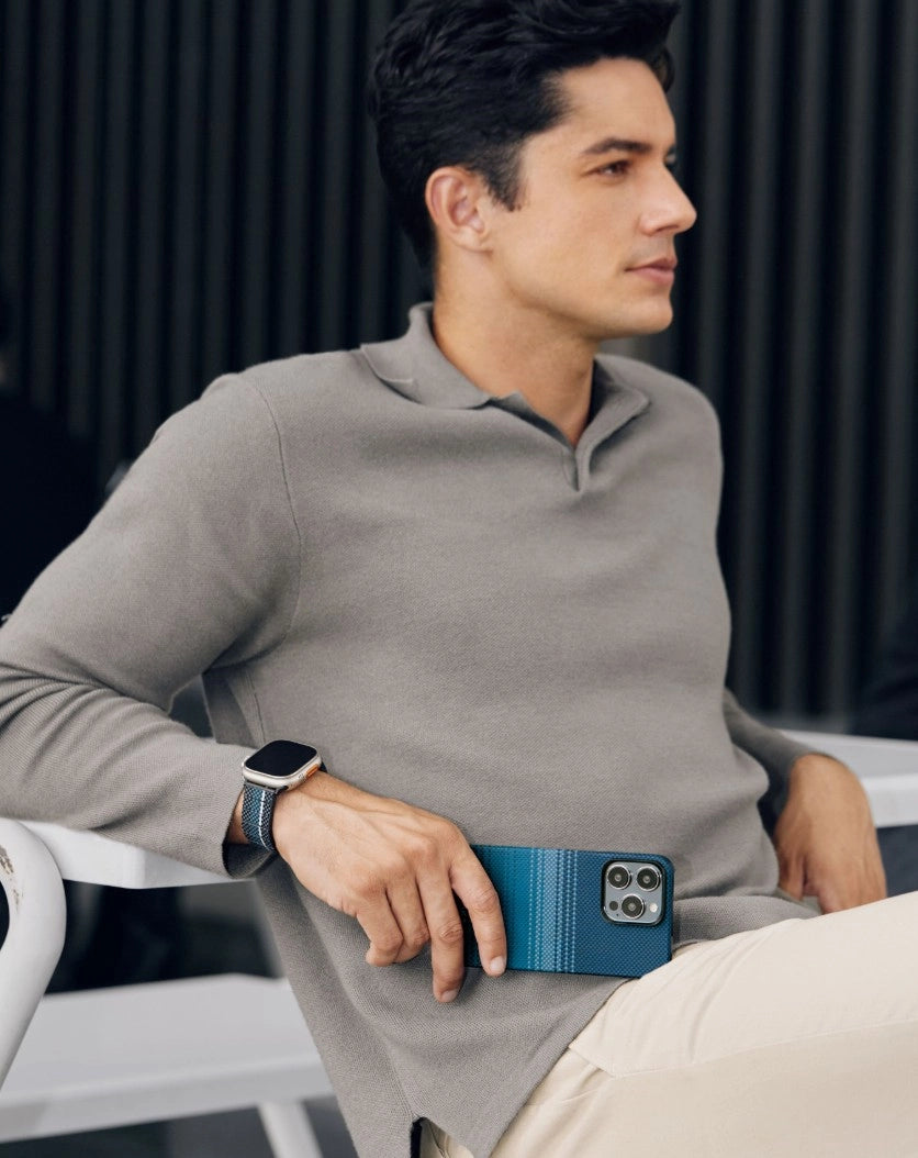 Weaving+ | Sunset · Moonrise MagEZ Case 5 for iPhone 15 Series