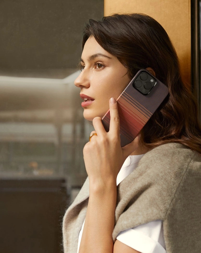 Weaving+ | Sunset · Moonrise MagEZ Case 5 for iPhone 15 Series