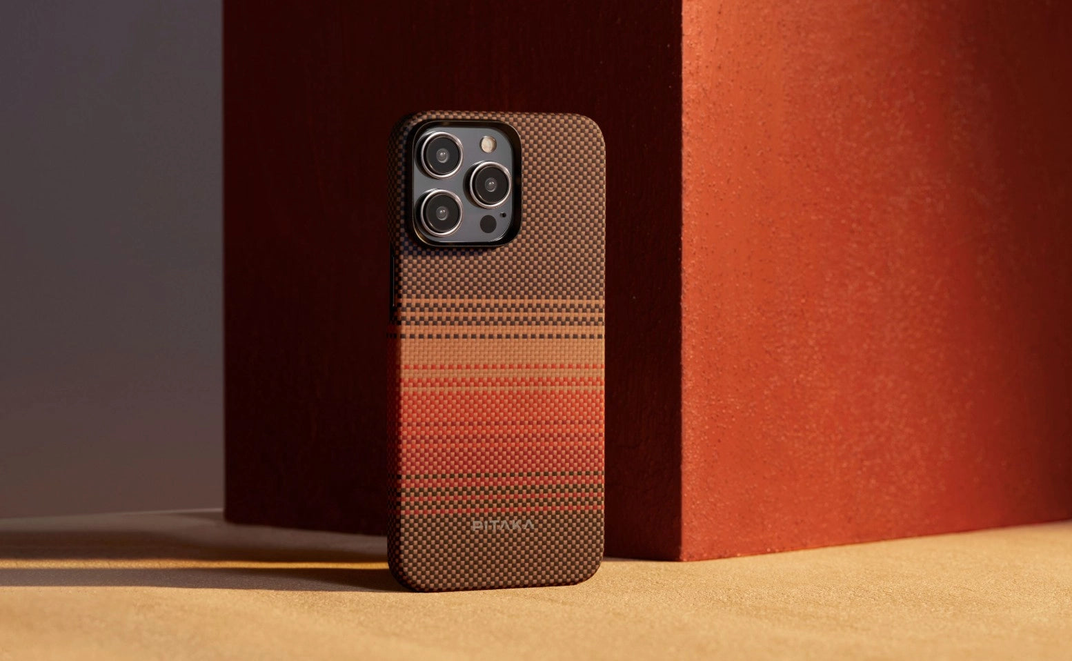 Weaving+ | Sunset · Moonrise MagEZ Case 5 for iPhone 15 Series