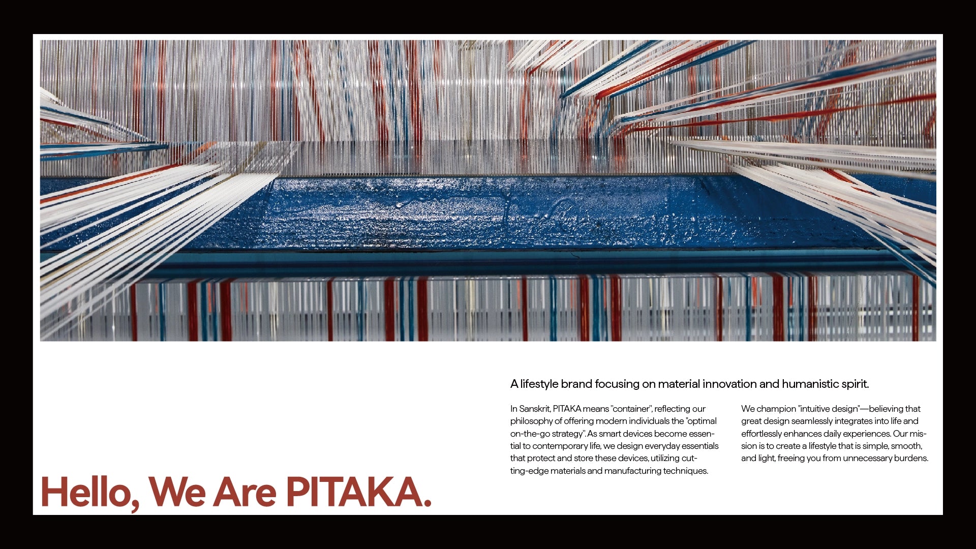 PITAKA Brand Manual