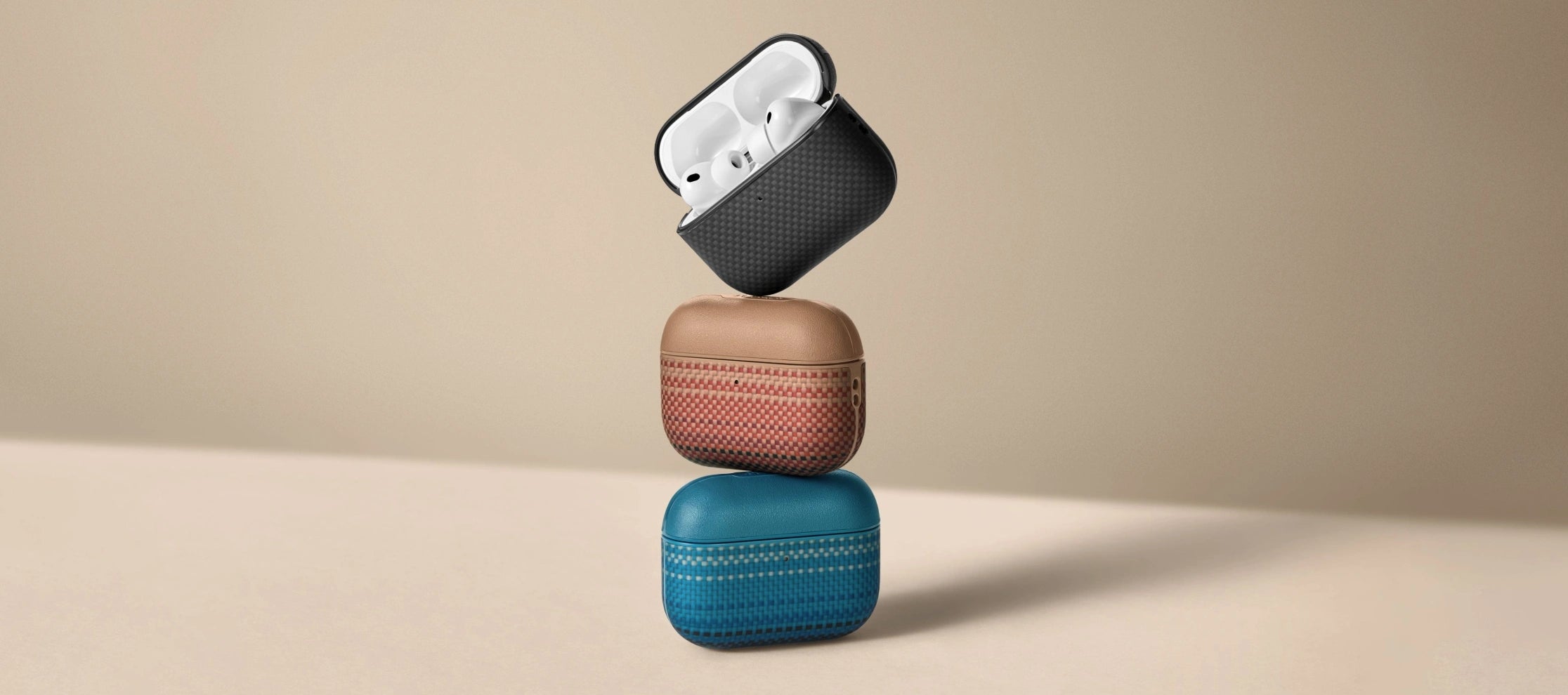 Aramid Fiber Case for AirPods Pro 2/AirPods Pro/AirPods 4