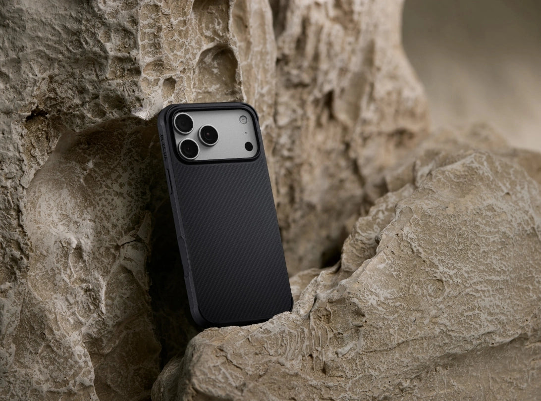 Pitaka รุ่น Aramid ProGuard Case - เคส iPhone 17 Pro - สี Black/Grey 3 Pitaka รุ่น Aramid ProGuard Case - เคส iPhone 17 Pro - สี Black/Grey