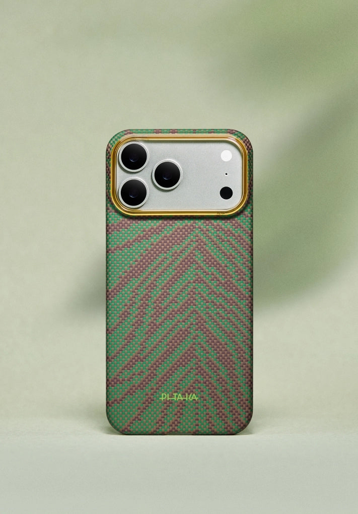 Husa Pitaka iPhone 17 Pro Max, Edge Case, Burning Orange, PitaTap™, MagSafe, Ultra Slim breath of veins section4 2