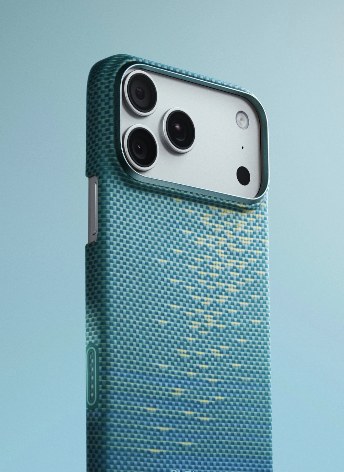 Pitaka รุ่น Glints of Gold - เคส iPhone 17 Pro Max - สี Lucid Blue 30 Pitaka รุ่น Glints of Gold - เคส iPhone 17 Pro Max - สี Lucid Blue