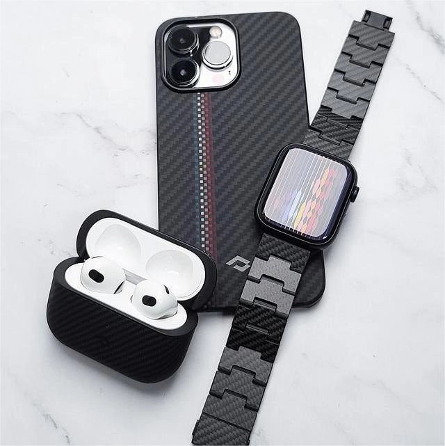 Aramid Fiber Case for AirPods Pro 2/AirPods Pro/AirPods 4