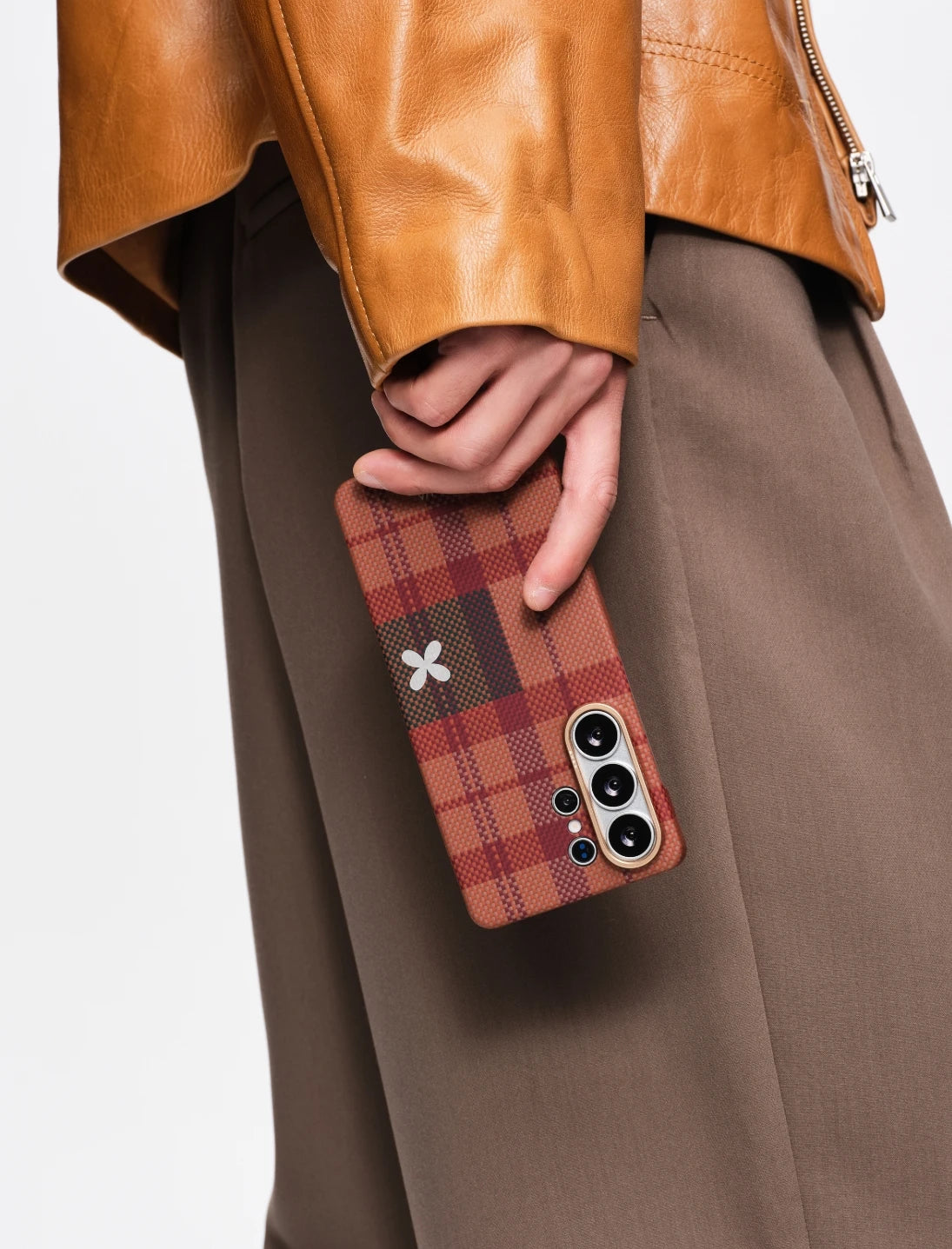 PITAKA × MÜNN | Flora in Grid Phone Case