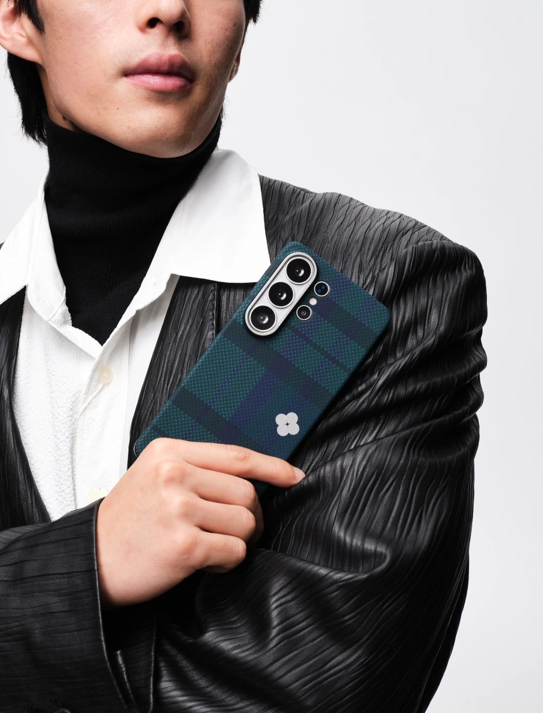PITAKA × MÜNN | Flora in Grid Phone Case