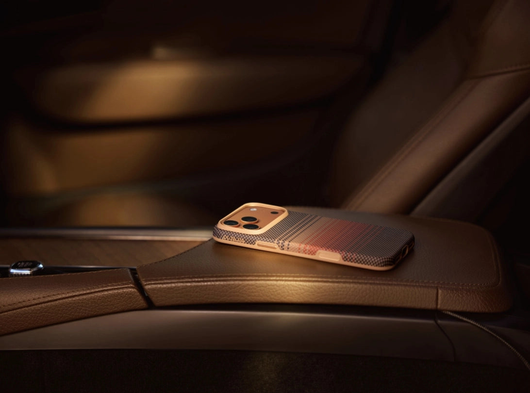 Pitaka รุ่น Aramid UltraGuard Case - เคส iPhone 17 Pro - สี Sunset 2 Pitaka รุ่น Aramid UltraGuard Case - เคส iPhone 17 Pro - สี Sunset